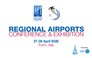 Regional Airports Conference & Exhibition logo, 27-28 April 2026, Torino, Italy