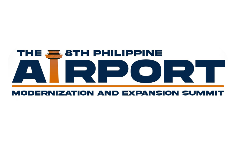 The 8th Philippine Airport Modernization and Expansion Summit logo.